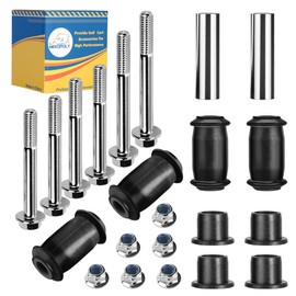 Mixopoly Golf Cart A Arm Bushing Sleeve Kit for EZGO RXV Gas & Electric 2008-up, Replace 608086 601340 602085 601754 602415 600525