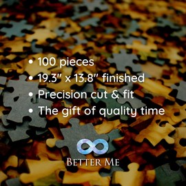 Pooping Dogs 100-Piece Puzzle for Kids - Funny Pooping Puppies Jigsaw Puzzle, Great Gift for Dog Lovers & Puppy Owners (100 Large Pieces)