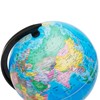 Exerz 8" World Globe - Political Map Educational- Self Assembled