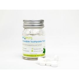 MYOSPOTS Natural Toothpaste Tablets with Hydroxyapatite - Dental Care On-the-Go, Crush, Brush, Rinse