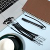 LIQWEI 10 Pcs Elastic Lanyard Tether, Retractable Pen Holder Leash