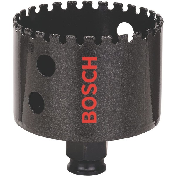 Bosch Professional 1x Diamond Hole Saw for Hard Ceramics (for Stone, Tiles, Ø 64 mm, Accessories for Impact Drills)
