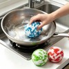 3Pcs Cleaning Balls, Polypropylene Scrubber Brush for Dishes Sink with