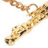Mini Bassoon Shape Key Chain Adorable Brass Key Ring Pendant
