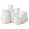 Party Warehouse 50 x Disposable White Paper 4oz Cups 115ml