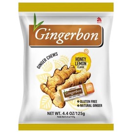MarcoPolo Gingerbons Ginger Chews - Honey Lemon Flavor