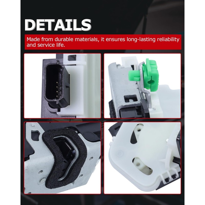 1ST Front Right Door Lock Actuator Latch Assembly Fits for