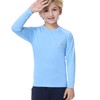 MEETWEE Boy Long/Short Sleeve Rash Vest Guard Kids Swimming Top
