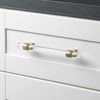 GlideRite Hardware 4718-160-SG-10 6-5/16 in. CC Clear Acrylic Cabinet Drawer