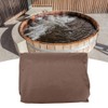 Outdoor Square Tub Hot Spring Spa Bath Dustproof Cover Waterproof