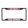 FANMATS 31381 Detroit Red Wings Metal License Plate Frame Black