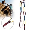 Outdoor Climbing Equipment Brakedown Molding Ladder Flat Belt Ring Chrysanthemum