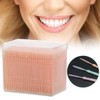 Disposable Plastic Toothpick Dental Picks Portable Practical Toothpick with Clear