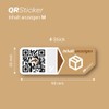 QR-Code Sticker Labels with Smartphone App for Retrieving the Contents