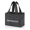 Nordstern Men's Felt Handbag with 6 Compartments - 24 x