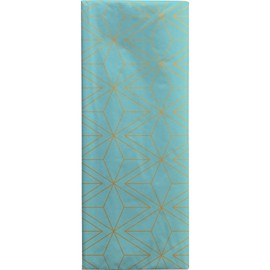 Jillson Roberts 20" x 30" Printed Gift Tissue Gift Wrapping Supplies, Modern Geo, 24 Folded Sheets