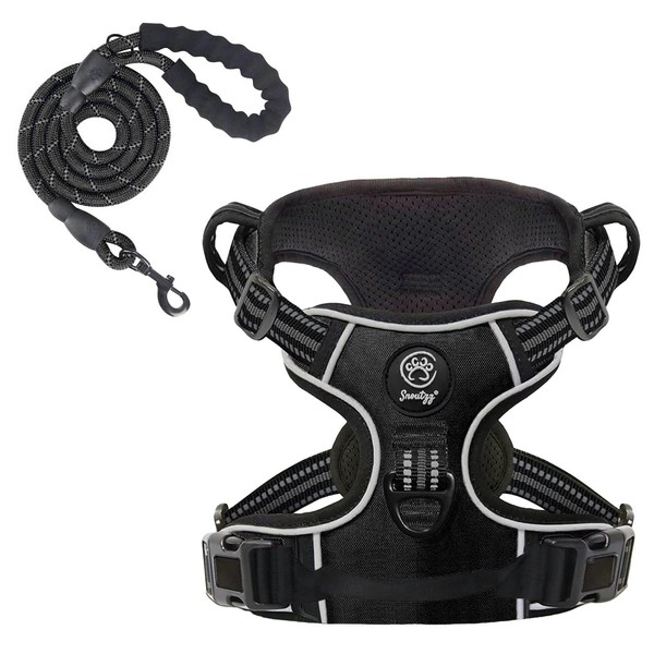 SNOUTZZ® Dog Harness and Leash Set, No Pull Pet Harness