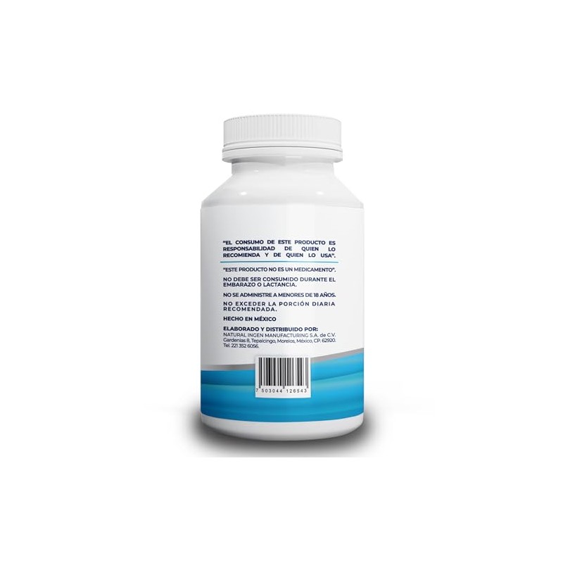 Naima Glicinato Magnesio 200 Cápsulas Suplemento Alimenticio Ingredientes Naturales Puro