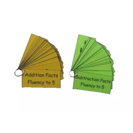 Unbranded 2 Educational Math Resource Addition & Subtraction Facts Fluency to 5 Rings