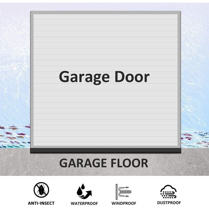 DGSL Universal Garage Door Seals Bottom Rubber, Garage Door Rubber