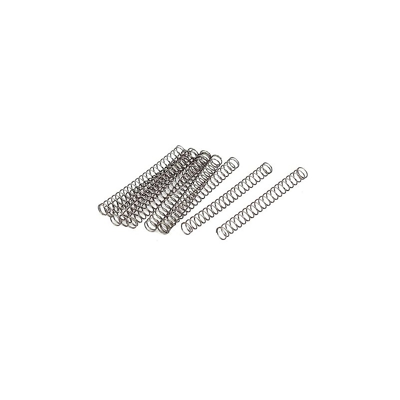 TA-VIGOR 10Pcs Extended Compressed Spring, 3mm OD,0.3mm Wire Size,30mm Length