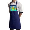 Fabulous La Baleine Premium Kitchen Apron Designer Collection Éléphant Bleu
