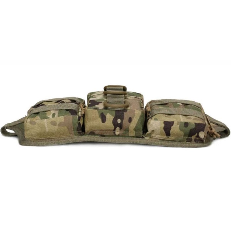 Multicam Camo Tactical Waist Pack with MOLLE Pouches Bum Bag