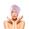 BIUDECO 2pcs Microfiber Hair Dry Caps -Dry Towel Wraps for