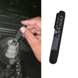 HEVLE Brake Fluid Liquid Tester Pen, Auto Tester Tool, Auto Brake Diagnostic Testing Tool with 5 LED Indicators, Hydraulic Fluid Liquid Oil Moisture Analyzer for DOT3 DOT4 DOT 5.1 Brake Fluid (1PCS)