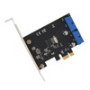 2 Port PCI Express to Dual 20pin USB 3.0 Cards