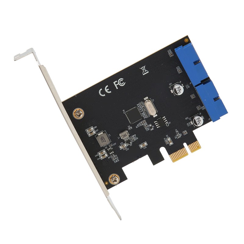 2 Port PCI Express to Dual 20pin USB 3.0 Cards