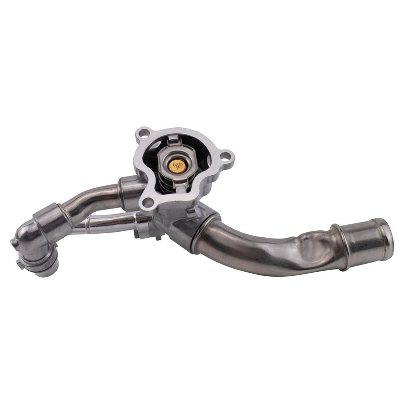 TRQ Thermostat with Housing Assembly Compatible with 2018-2024 Jeep Wrangler