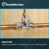 SharkBite Max 1/2 x 1/2 x 3/8 Inch Compression Tee