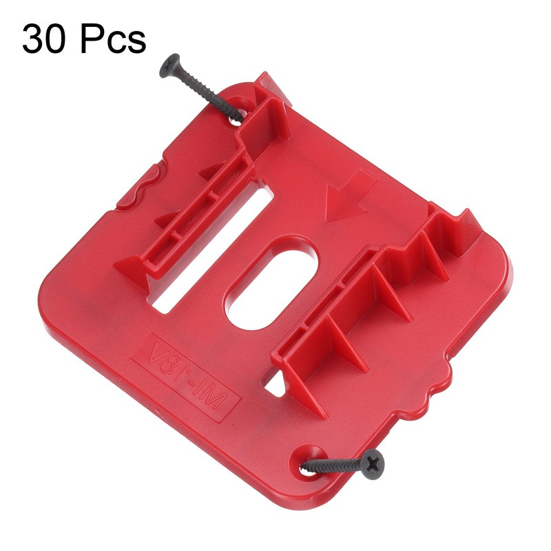 HARFINGTON 20pcs Battery Holder Wall Mount Tool Holder Dock Battery