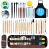 TWBEST Pack of 37 Modelling Tools, Modelling Tool, Sculpting Tool,