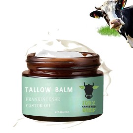 Unbranded Tallow Balm Moisturizing Cream Frankincense Castor Oil 30g - 1PCS