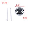 T Tulead Toilet Button Dual Push Flushing Toilet Tank Button