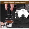 Coffee Tamper Adjustable Depth Spring Loaded Coffee Tamping Tool with
