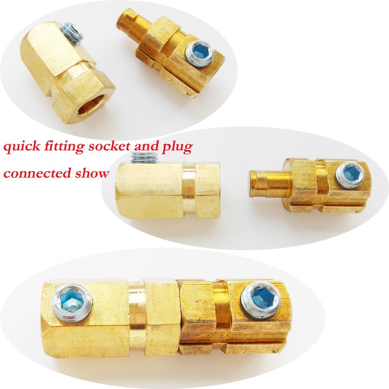 B.W.P 400Amp-500Amp 70-95 Welding Cable Connector Male Plug and Female
