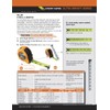 Keson PG181025UB Short Tape Measure with Nylon Coated Ultra Bright