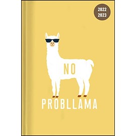 Collegetimer Llama 2022/2023 - Schüler-Kalender A5 (15x21 cm) - Lama - Day By Day - 352 Seiten - Terminplaner - Notizbuch - Alpha Edition (Collegetimer A5 Daily)