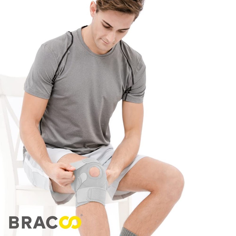 Bracoo Knee Support Brace for Men Women, Adjustable Compression Sleeve
