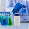 VILLFUL 3pcs Chemical Sample Bottles with Caps Sealed Plastic Containers