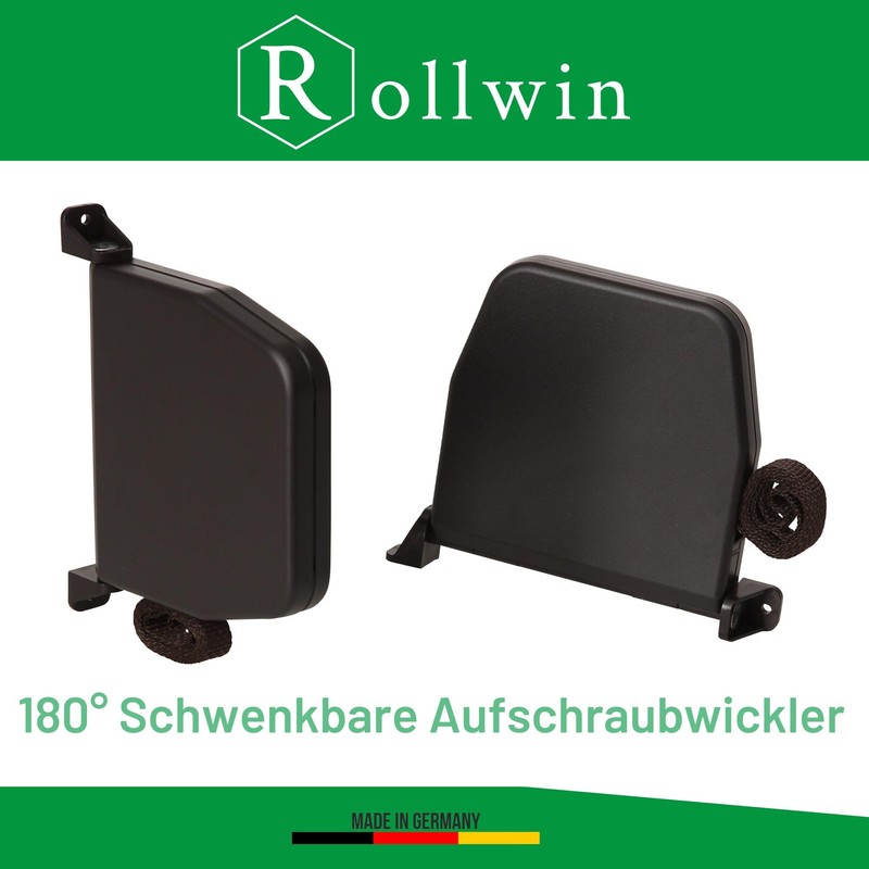 Rollwin 2 x Roller Shutter Belt Winder Surface-Mounted – from