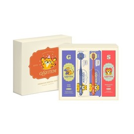 Osstem Dental Care Gift Set (2 Toothpastes + 2 Toothbrushes) / 오스템 덴탈 케어 선물 세트 (치약2+칫솔2)