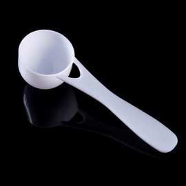 Small Scoop Measuring Spoon,Set of 10,Short Handle Spoons for Spices Jar Powder Bags Dry Goods,Home and Lab Supplies,5g Capacity