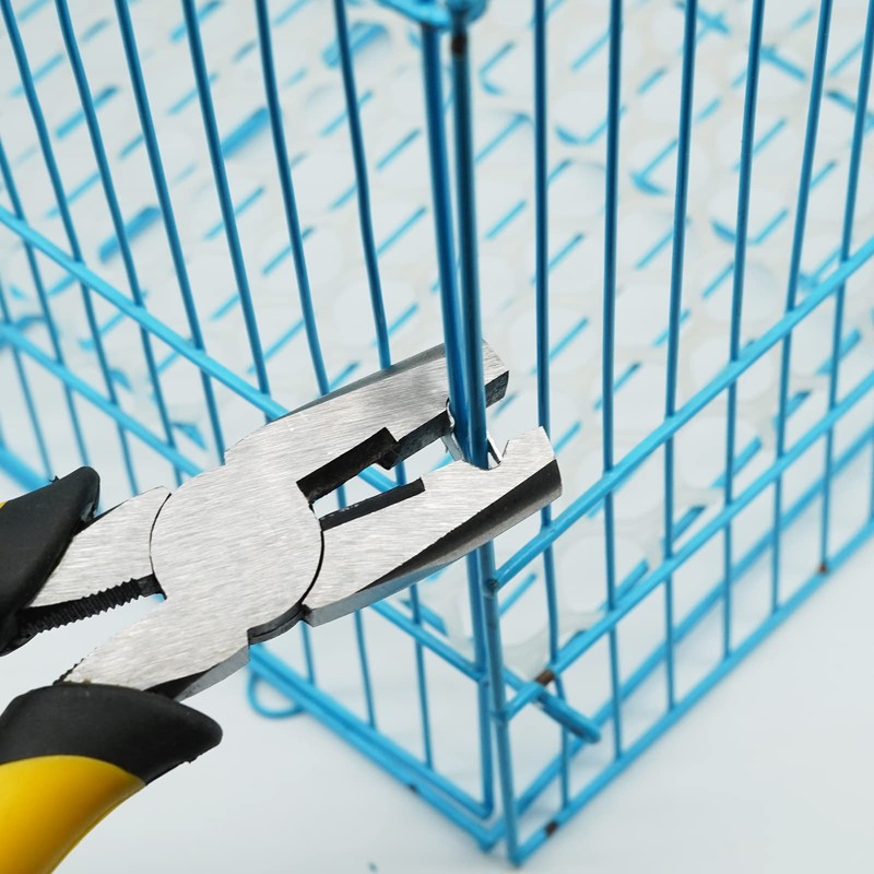 BREUAILY Wire Cage Buckle Clips Pliers and 300pcs Wire Cage