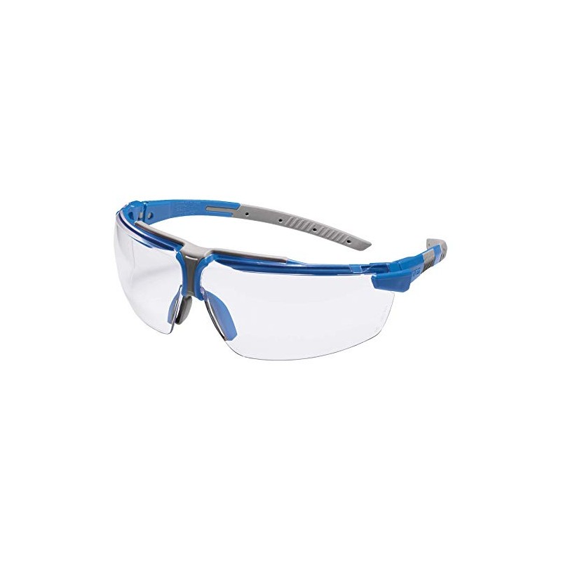 Uvex I-3 S Safety Glasses - Supravision Sapphire - Transparent/Blue/Grey
