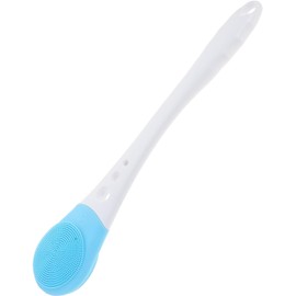 Cepillo de Limpieza Corporal Eléctrico USB con Mango Largo y Rotación 360° Azul