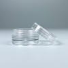 Transparent Cosmetic Cream Sample Jar 3g 3g 50ea